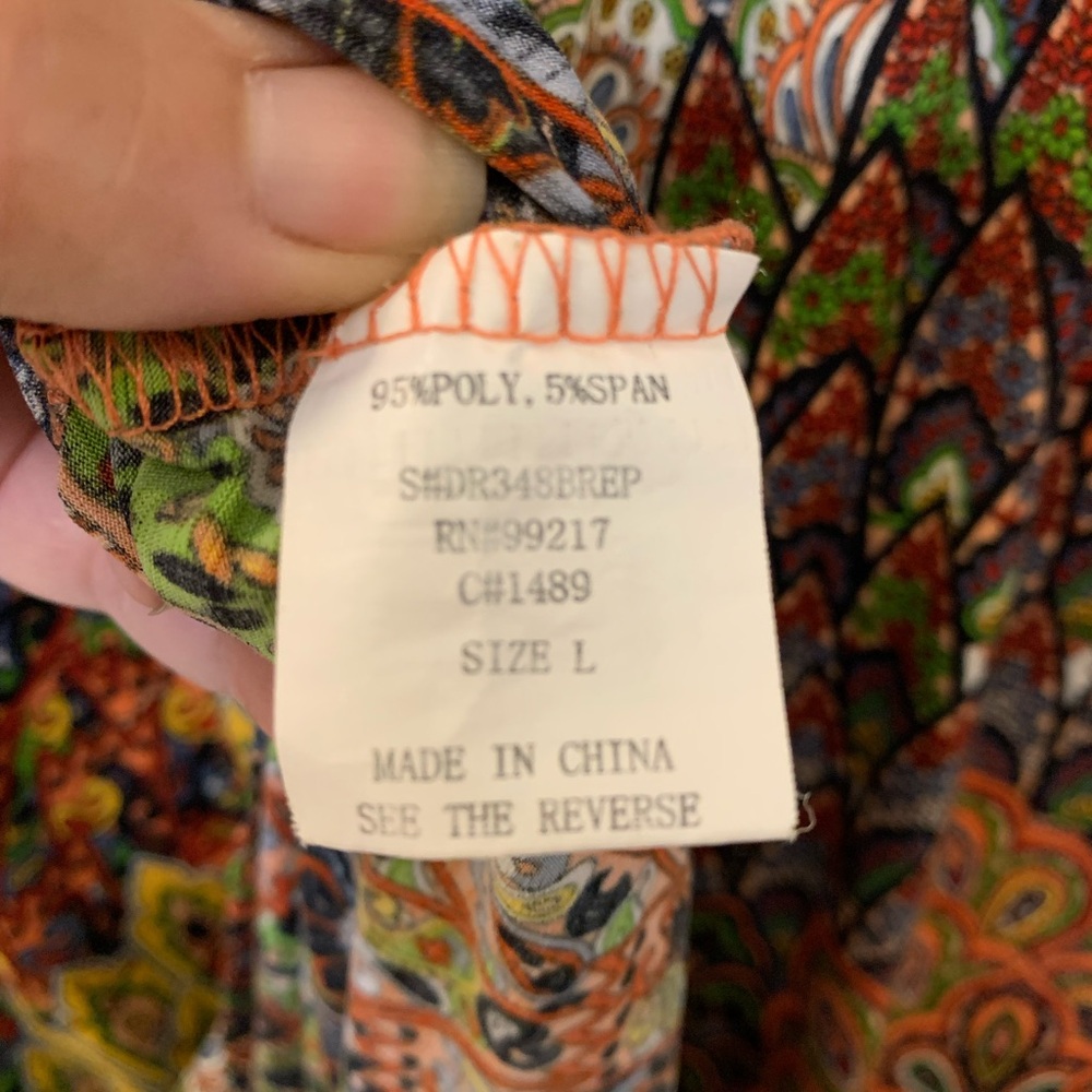 Moa Moa Vibrant Patterned Dress - Picture 15 of 16